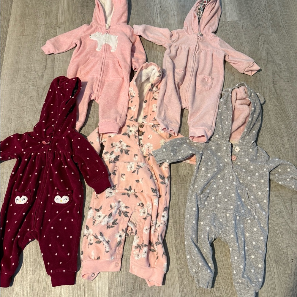 Baby girl sleepers